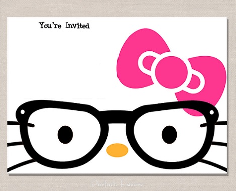 Kitty on Quieres Ver 6 Invitaciones De Hello Kitty Originales Si Vas A