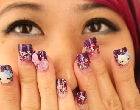 tus uñas de Hello Kitty ? Pues en Mundo Kitty tienes cientos de 